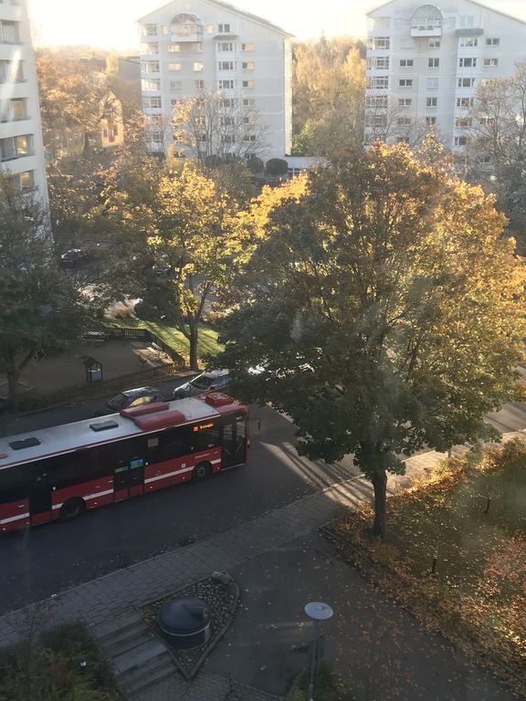 View from the apartment in the city