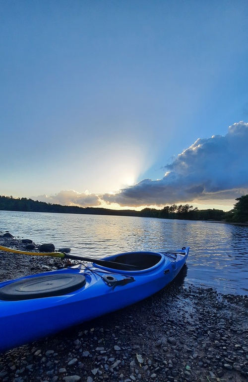 One of the lakes nearby.