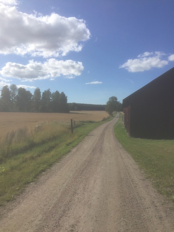 On the road to the lake