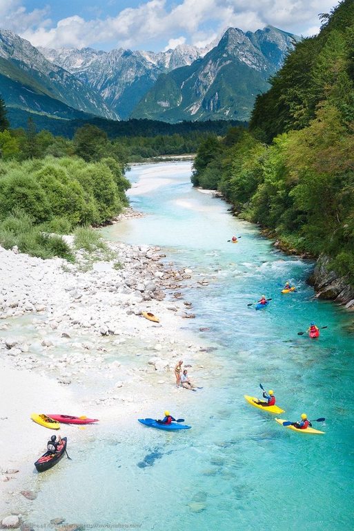 In western border of Slovenia there's river  Soča – The Emerald Beauty. Beside amazing nature and great scenery you can exper...