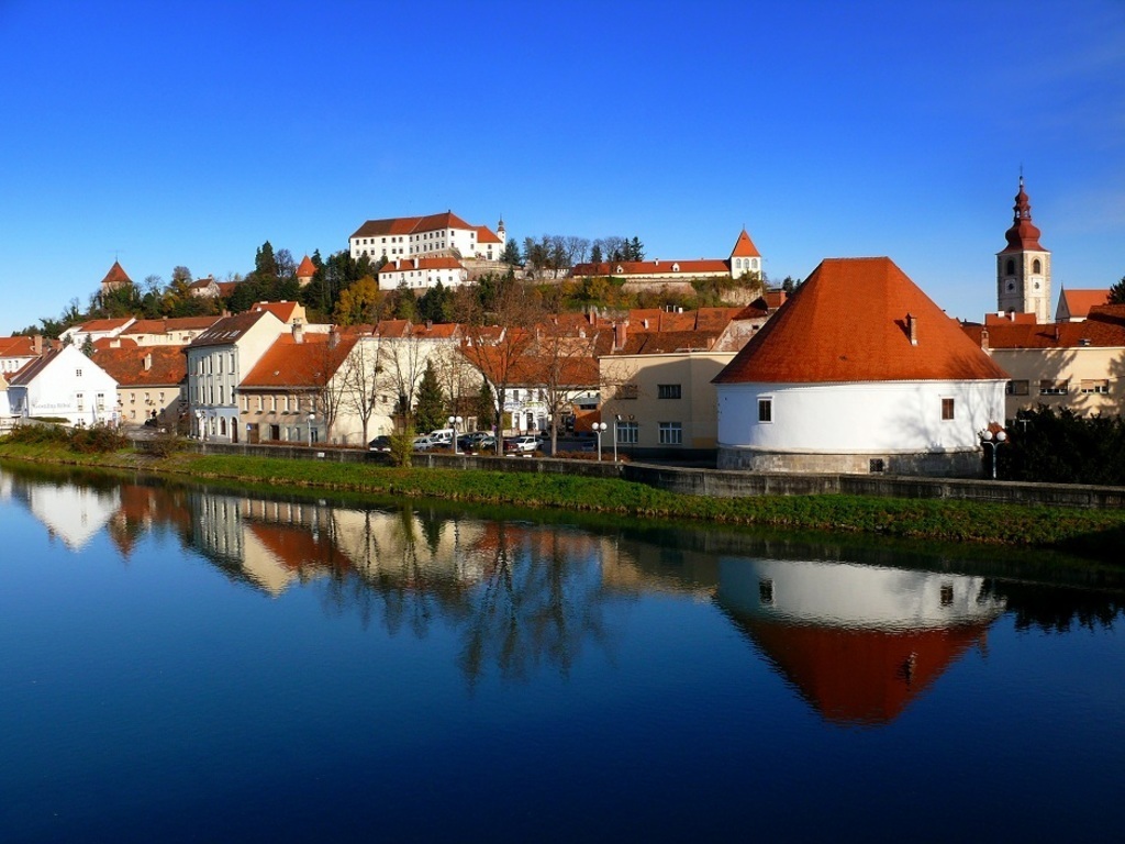 Ptuj is one of Slovenia’s oldest towns, famous for the Kurent, a traditional carnival figure.