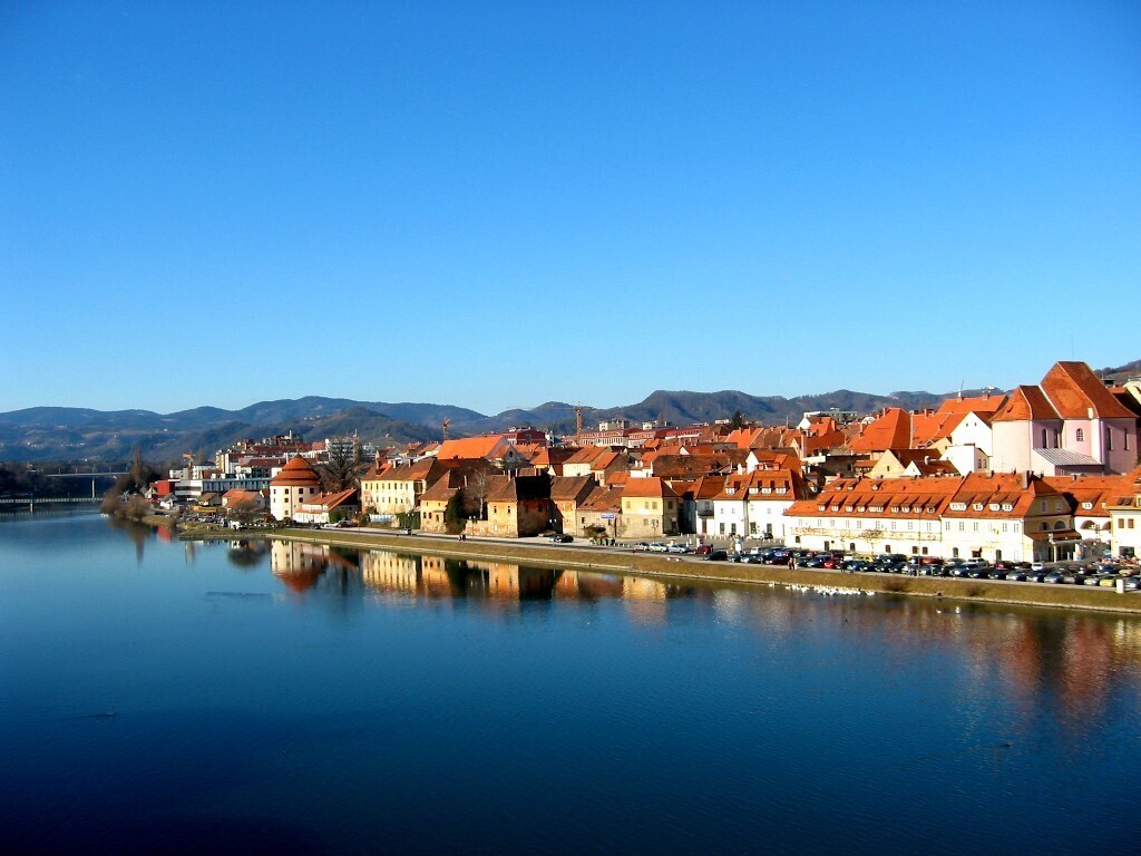 Maribor offers beautiful walks by the river Drava.