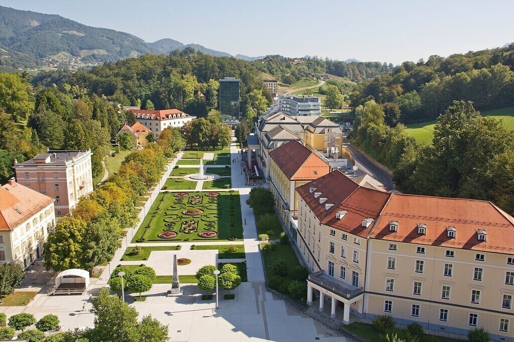 One hour drive from Polzela you can find Rogaška Slatina - one historic health resort which was already very famous with royals 