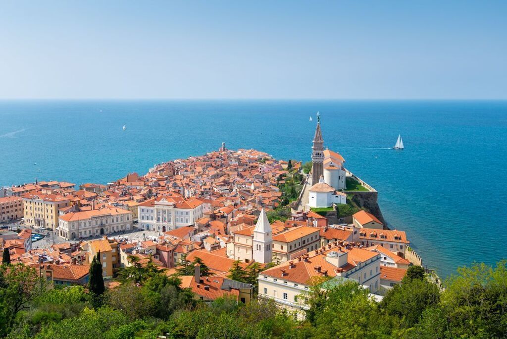 2 hours drive and you're on Slovenia's coast in beautiful medieval Mediterranean town called Piran. 