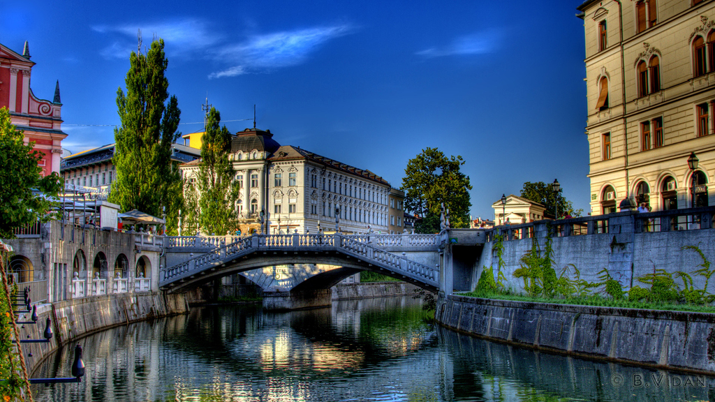 Capital Ljubljana...amazing scenery in the old town.
