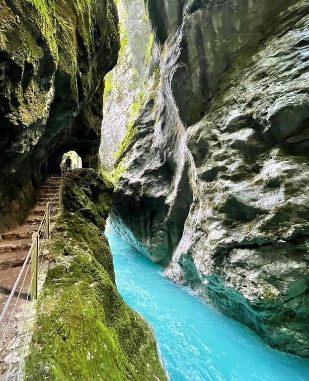 The Mostnica is an alpine river with rapids and waterfalls - 70km away.
