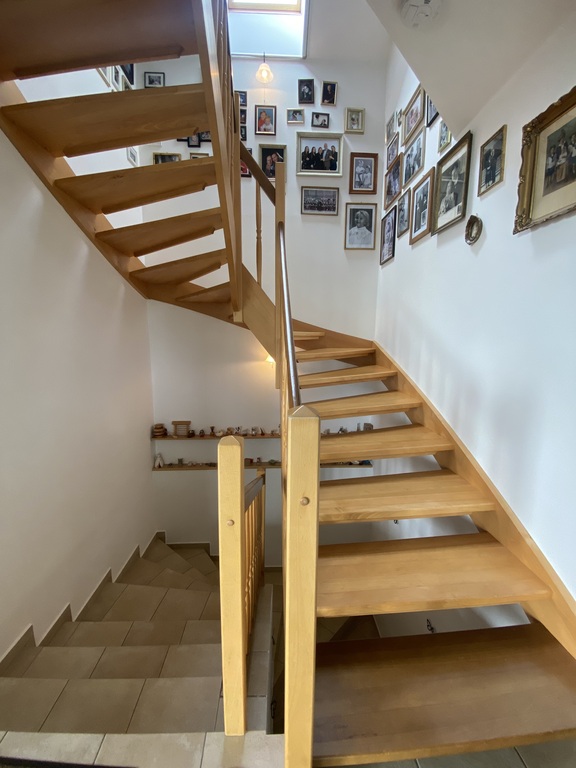 Stairway to second floor.