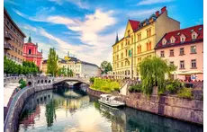 Ljubljana the capital city - 20 km away.