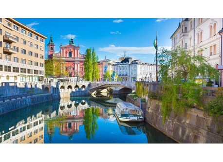 Ljubljana, river Ljubljanica