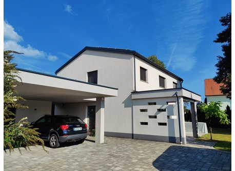 Our home with a carport