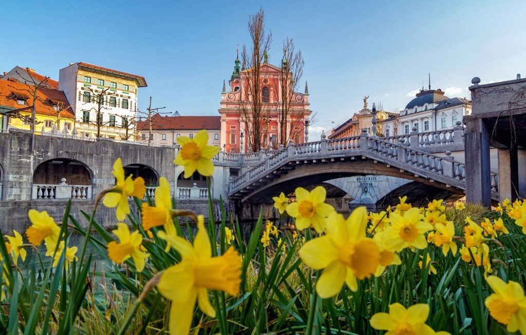 Ljubljana is probably one of the most romatic capitals you'll see