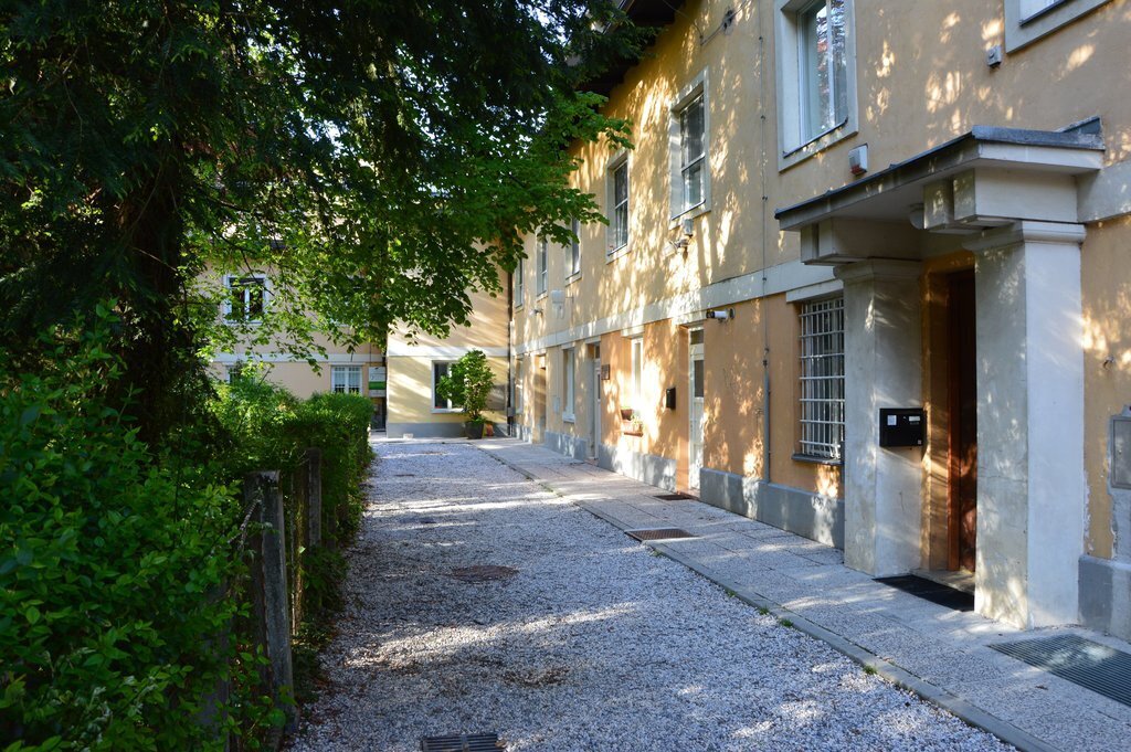 entrance to the house
