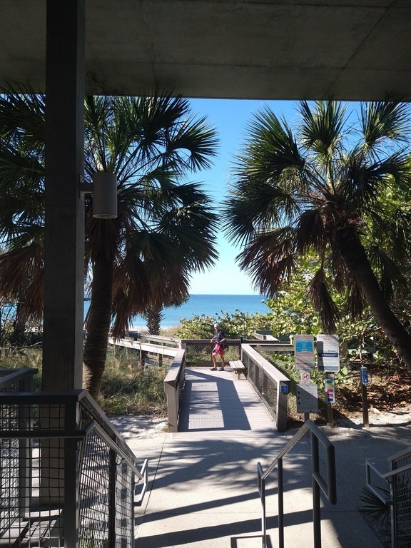 Manasota Public Beach, 5 mins by car or 15 mins by bike through quiet residential streets