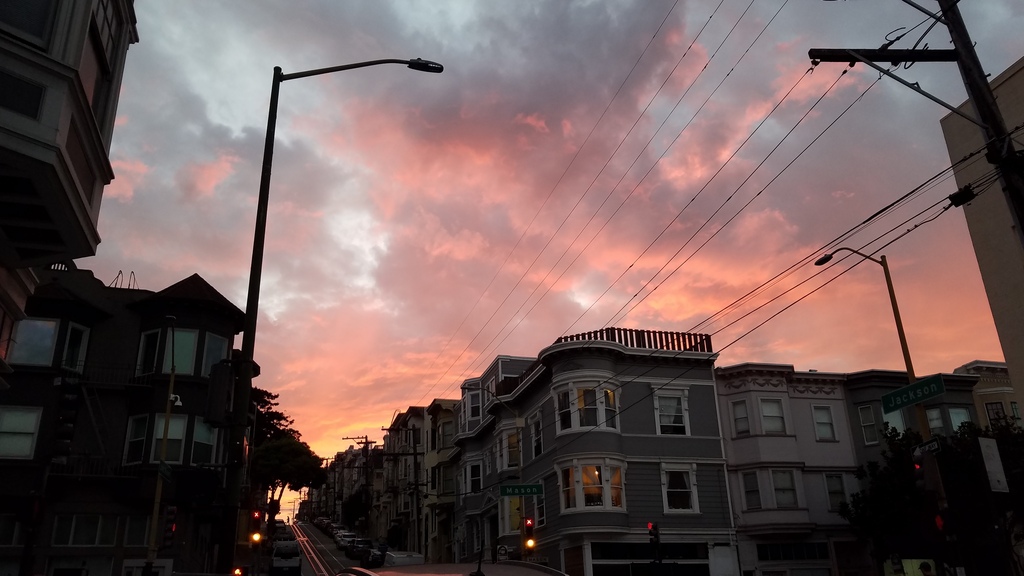 Sunset across the street from where I live.