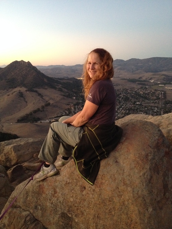 From atop a local mountain