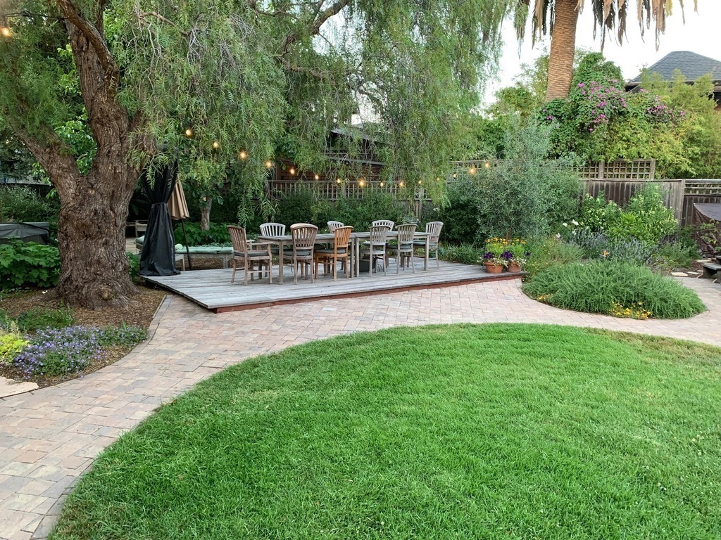 The village yard and deck