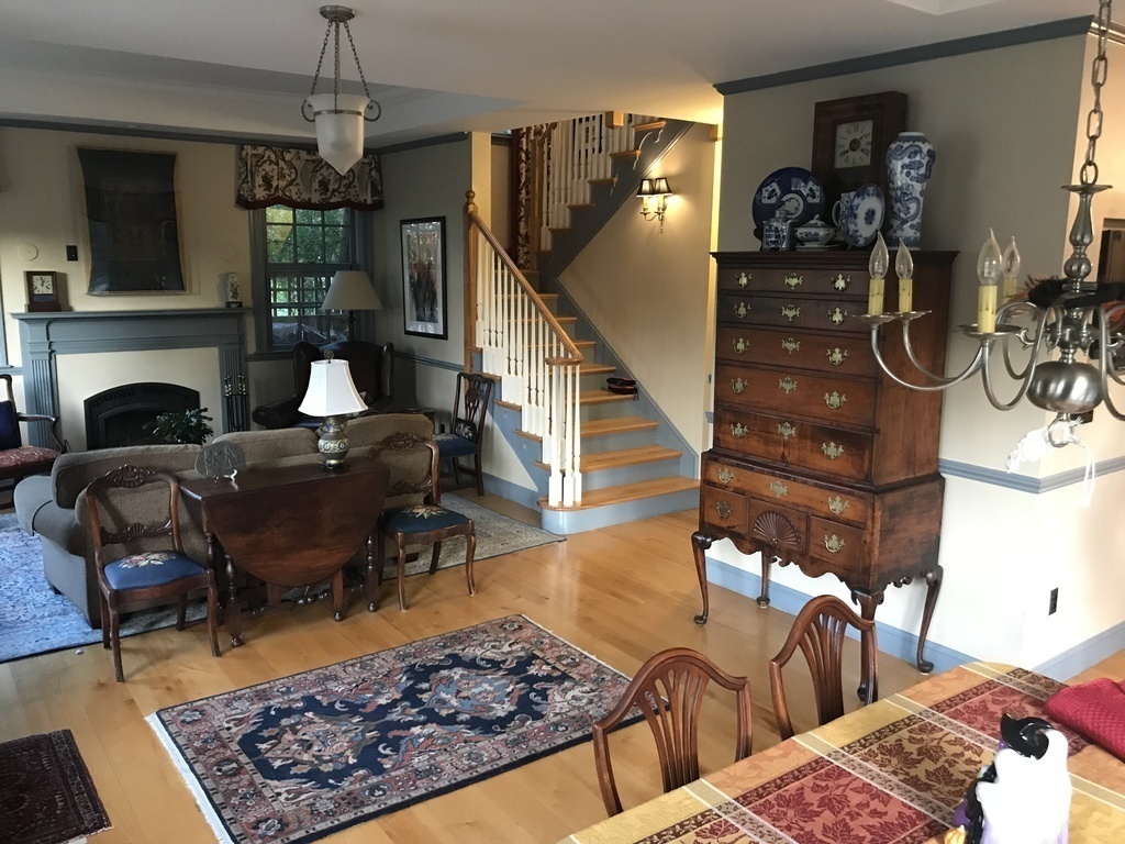 Our living room and the stairs