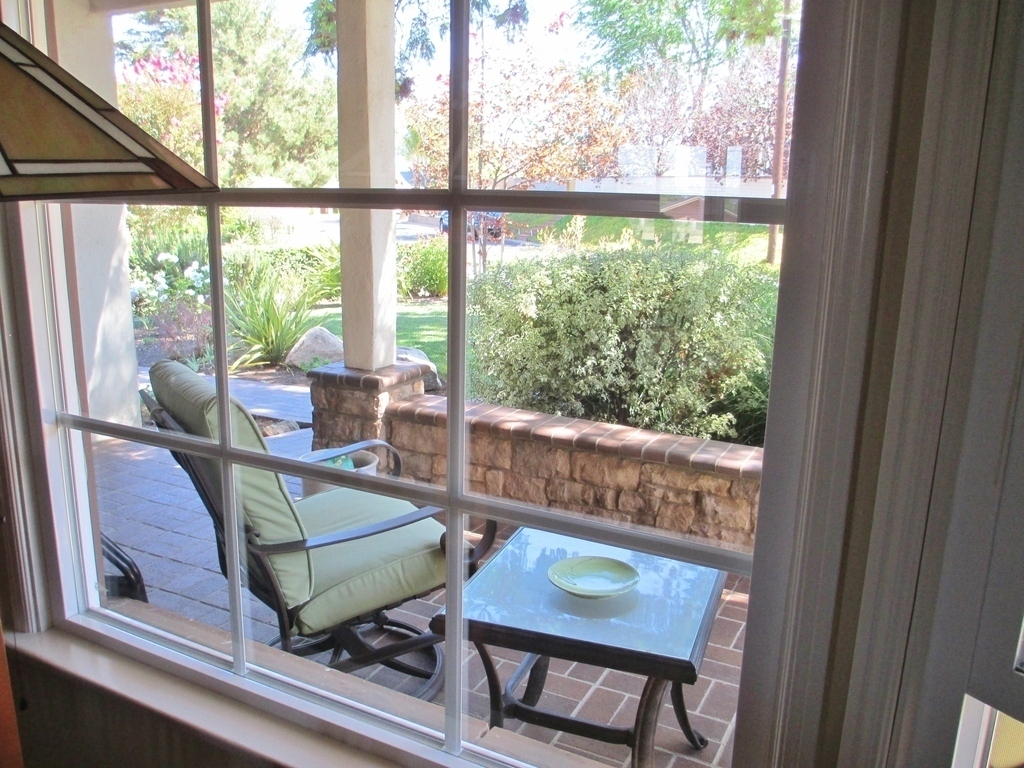 Front porch from the living room