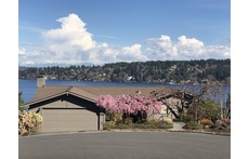 Our home with view of Lake Washington