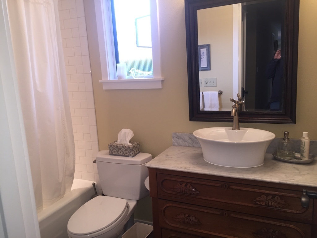 Main floor guest bathroom