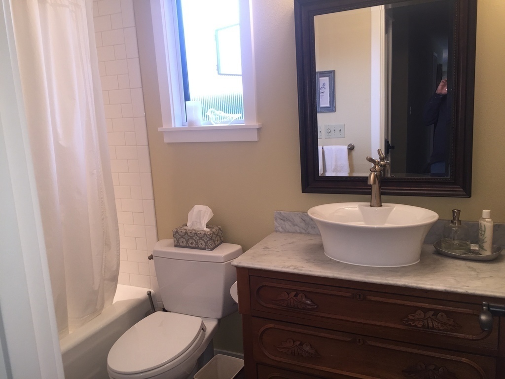 Main floor guest bathroom