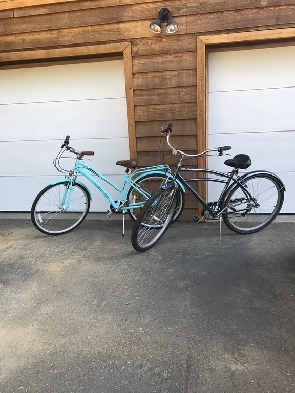 We can give you information on great bike trails in the area to take our bikes to.