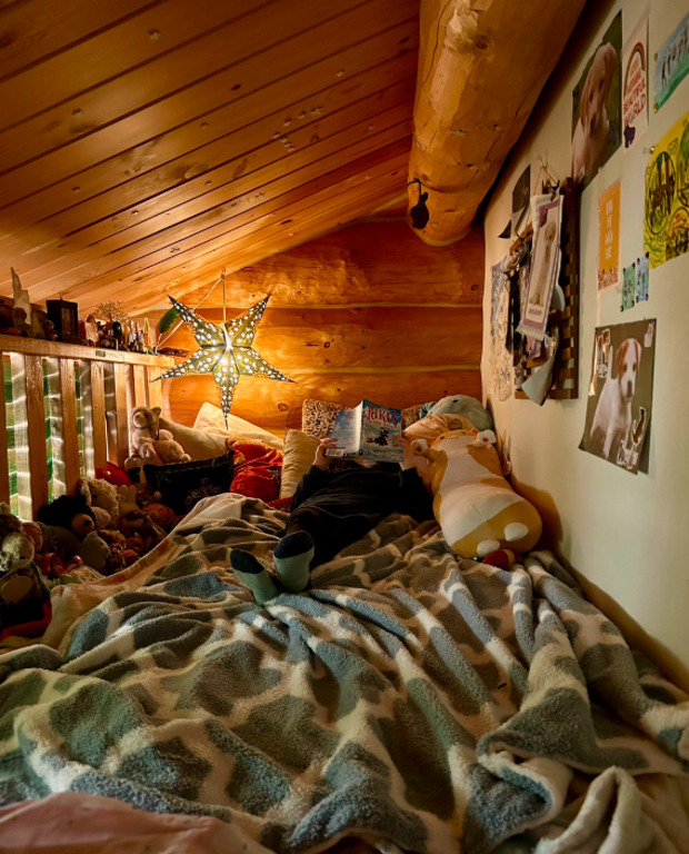 Loft single bed in second bedroom