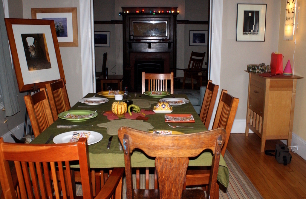 Dining Area with View into Living Room