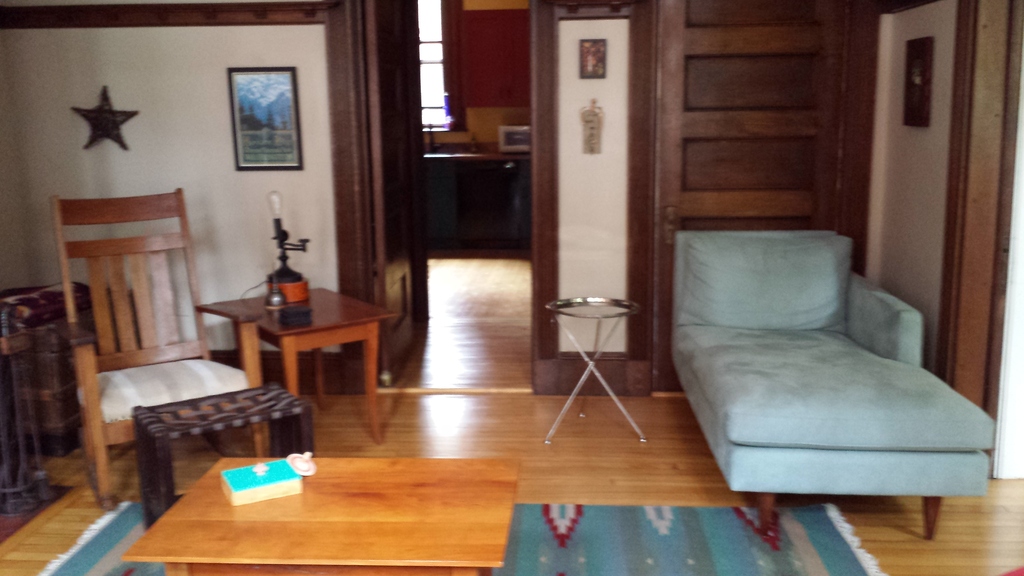 Comfortable chaise:  Great for reading!