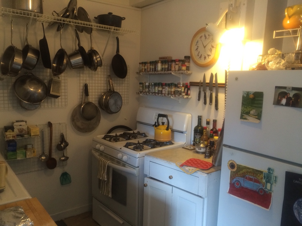 the cooking part of our kitchen