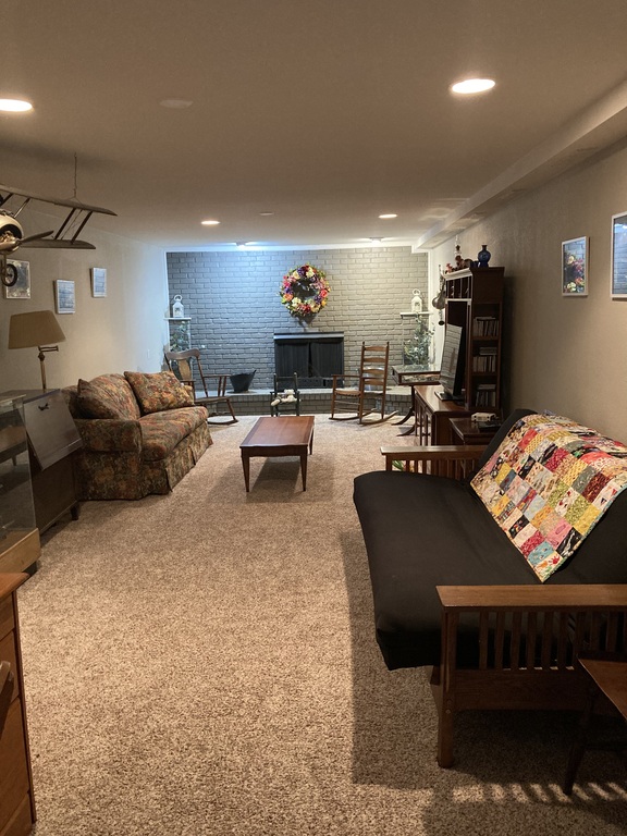 Basement family room