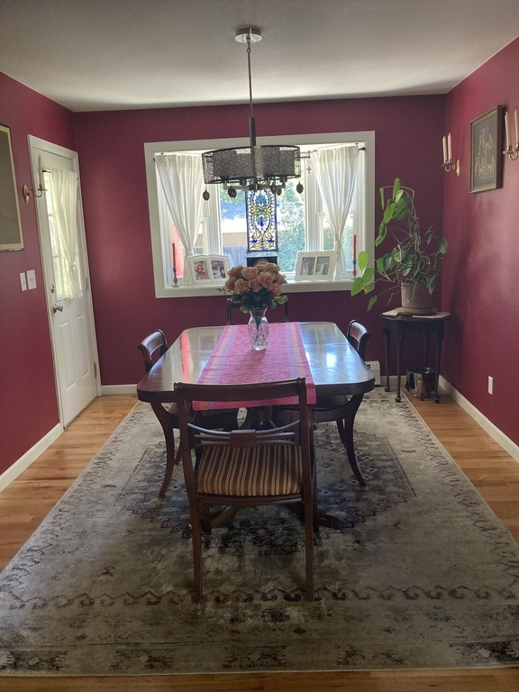 Dining room with access to sunroom
