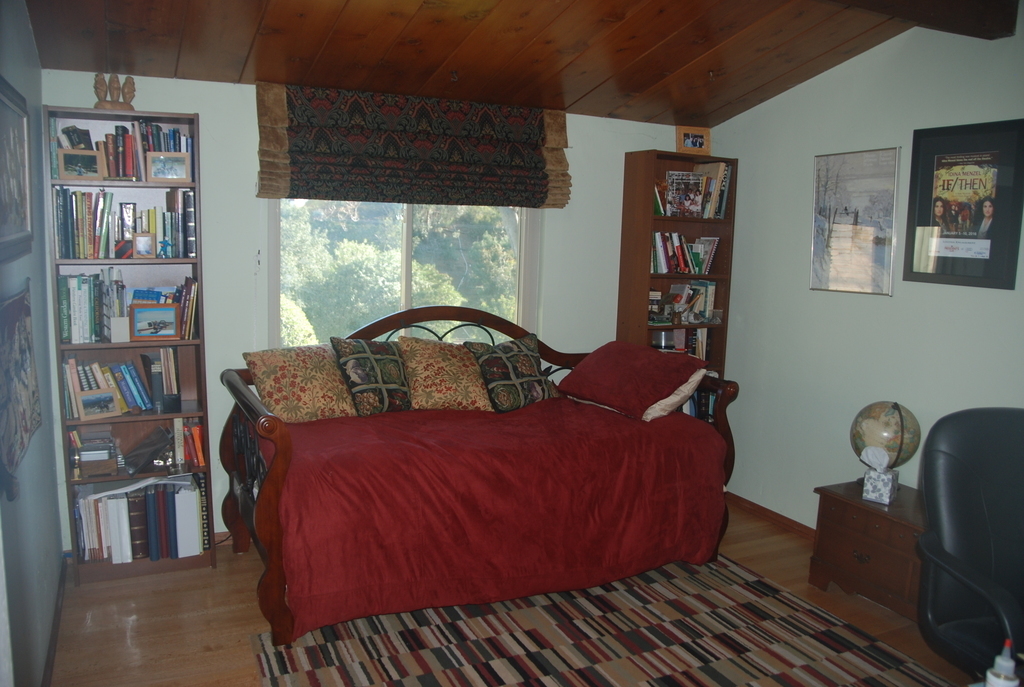 Smaller guest room with trundle bed