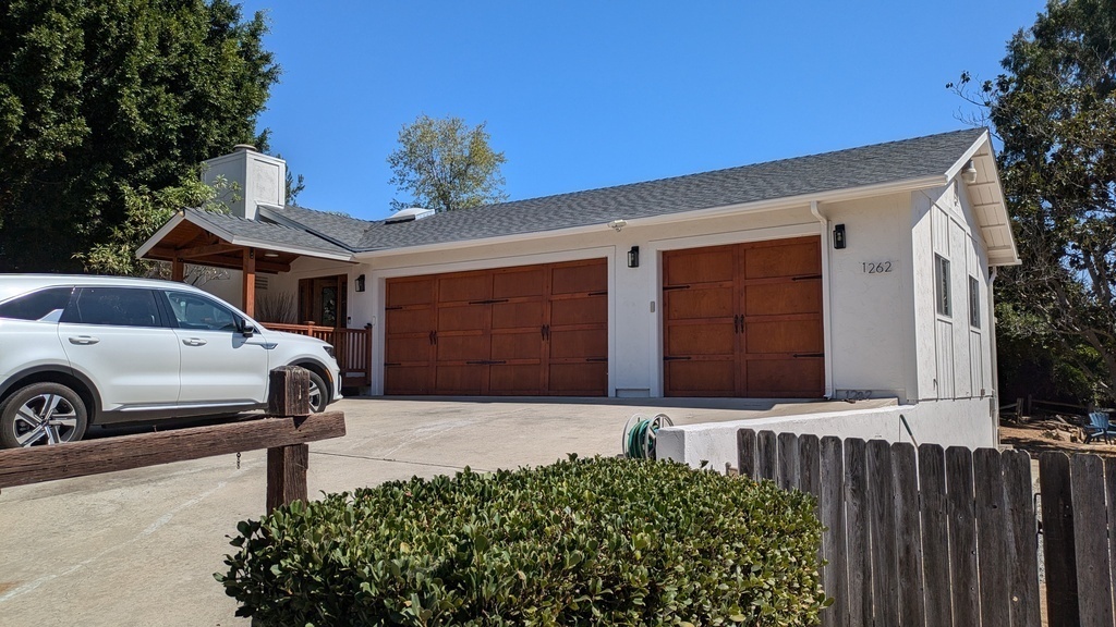 Spacious 3 car garage.