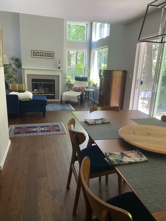 living room as seen from dining room