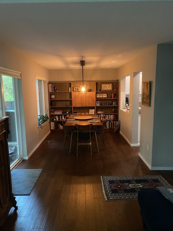 dining room from living room