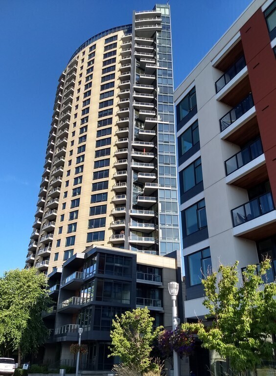 We're on the 27th floor, three from the top