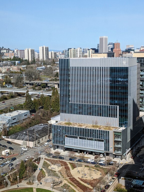 View northwest towards downtown Portland from main bedroom