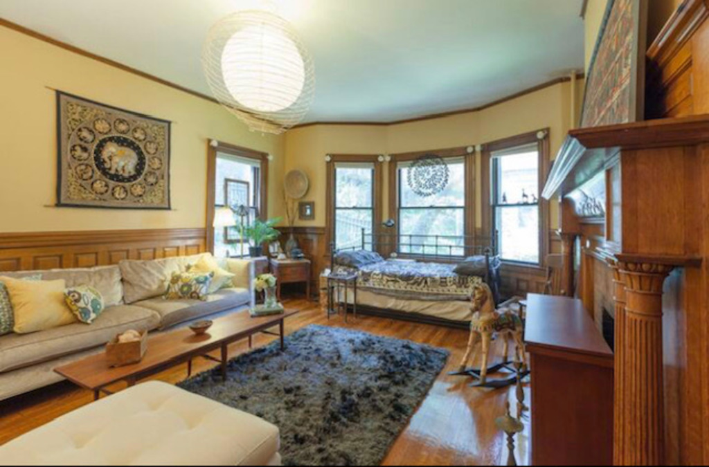 Living room with 1/2 bath (toilet & sink).  Also has a daybed for additional person to sleep.