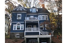Front of House (Apartment is on the First Floor)
There are steep steps to the apartment.  Sip morning coffee on the porch.
