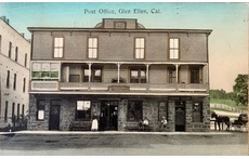 1909 postcard showing what was then the US Post Office. The building still proudly stands in the village of Glen Ellen.