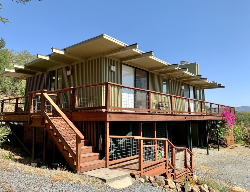 A house on stilts. It's all about the views!