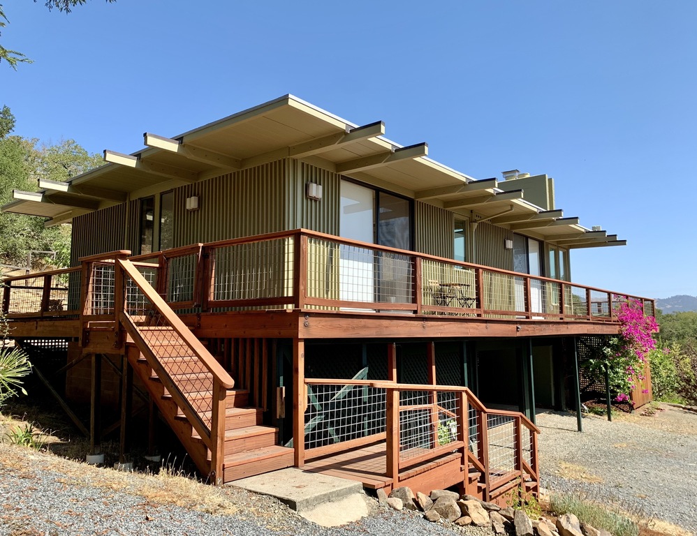 A house on stilts. It's all about the views!