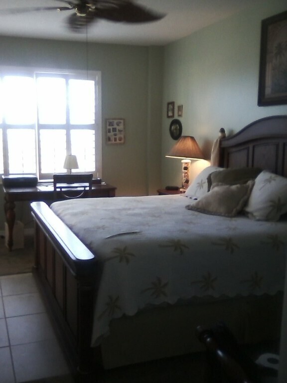 master bedroom looks out on ocean