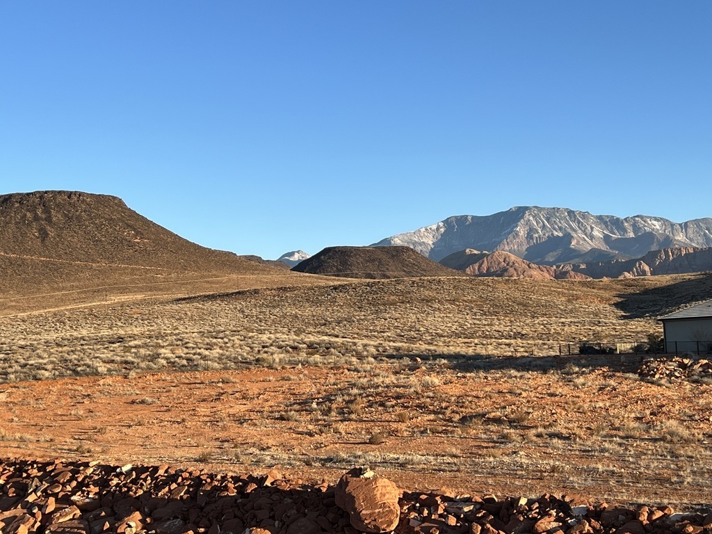 view from our back yard