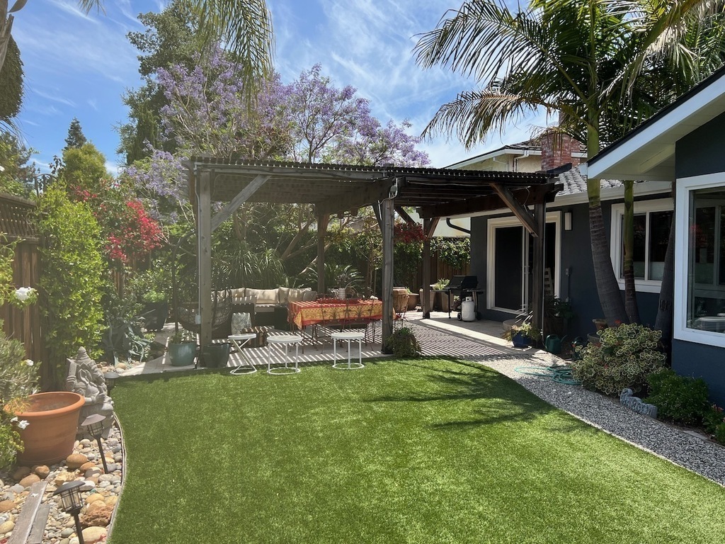 Back Yard and Vegetable Garden