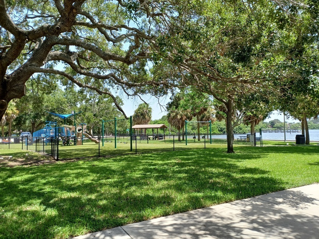 Park at the End of Our Street with Boat and Kayak Launch