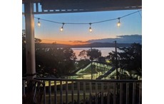 A beautiful view from the front porch. 