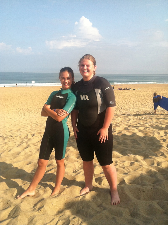 Kalle and Lisbet in France