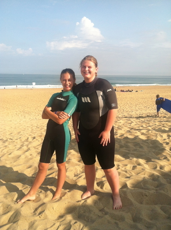 Kalle and Lisbet in France